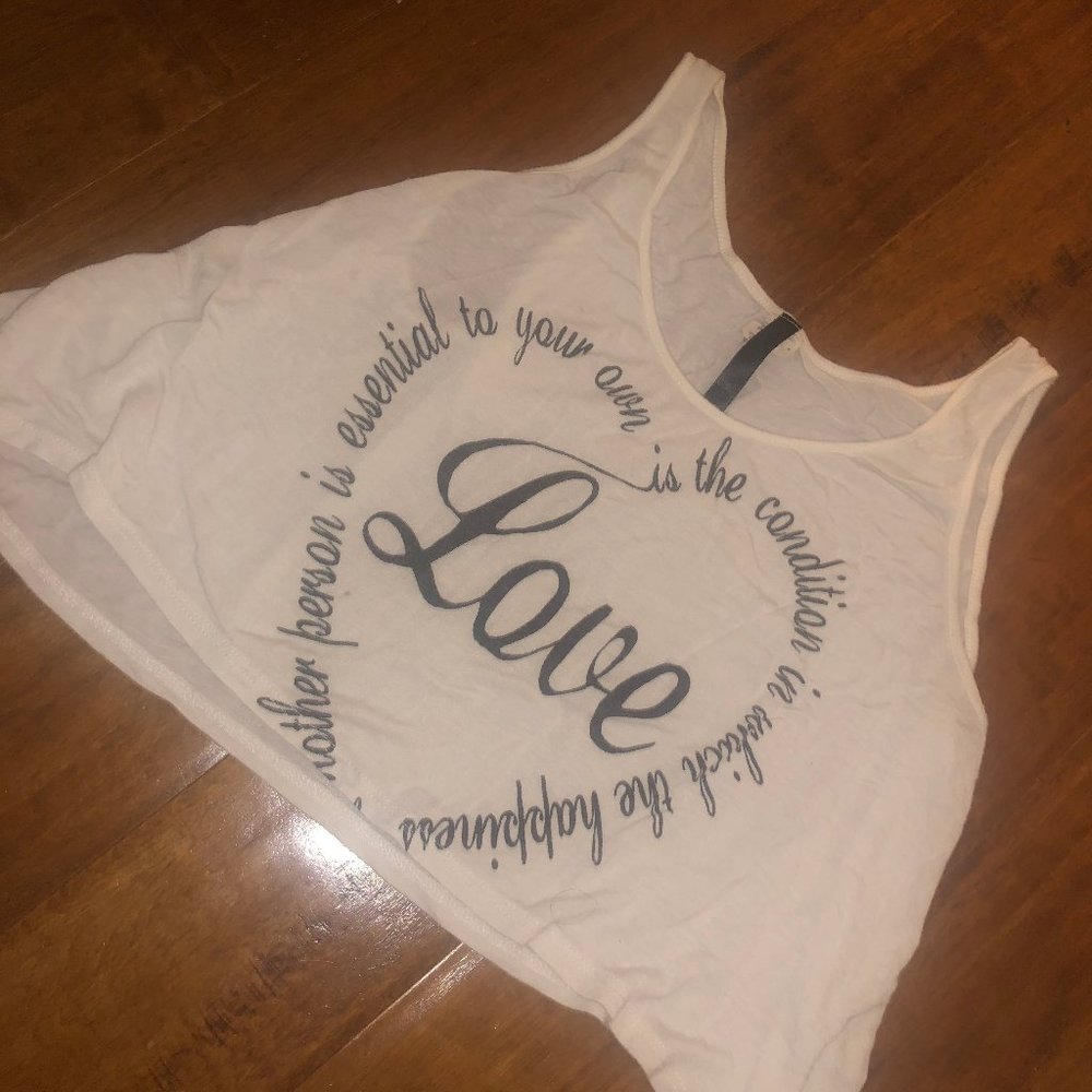 LOVE CROPPED TANK